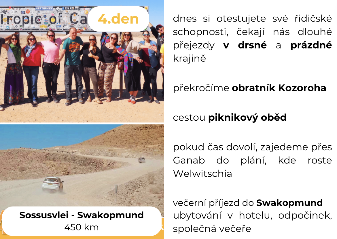 Namibie | Self-Drive Expedice | Duben 2024 | Offroad dobrodružštví za volantem v africké divočině | rezervace online